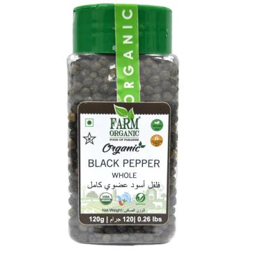 Farm Organic Black Pepper Whole 120 g